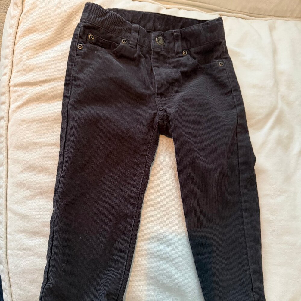 Janie and Jack corduroy pants - 2T in grey